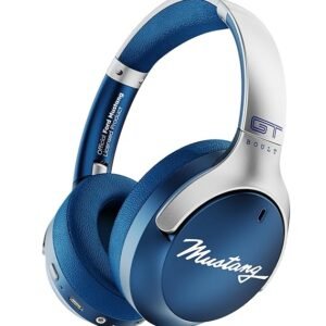 Boult X Mustang Newly Launched Q Over Ear Bluetooth Headphones with 70H Playtime, 40mm Bass Drivers, Zen™ ENC Mic, Type-C Fast Charging, 4 EQ Modes, Bluetooth 5.4, AUX Option, IPX5 Wireless Headphones